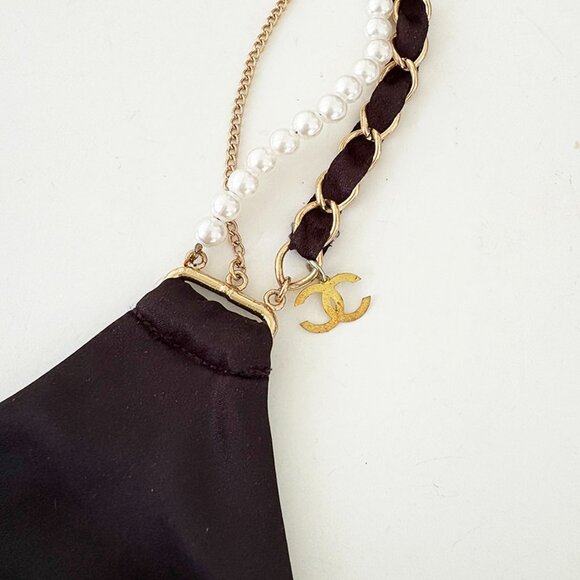 Beach Bunny Bikini with Charms, Pearl and Chains, Runway collection_S - Picture 5 of 12